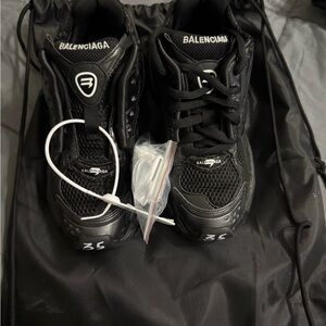 Balenciaga Black Athletic Shoes